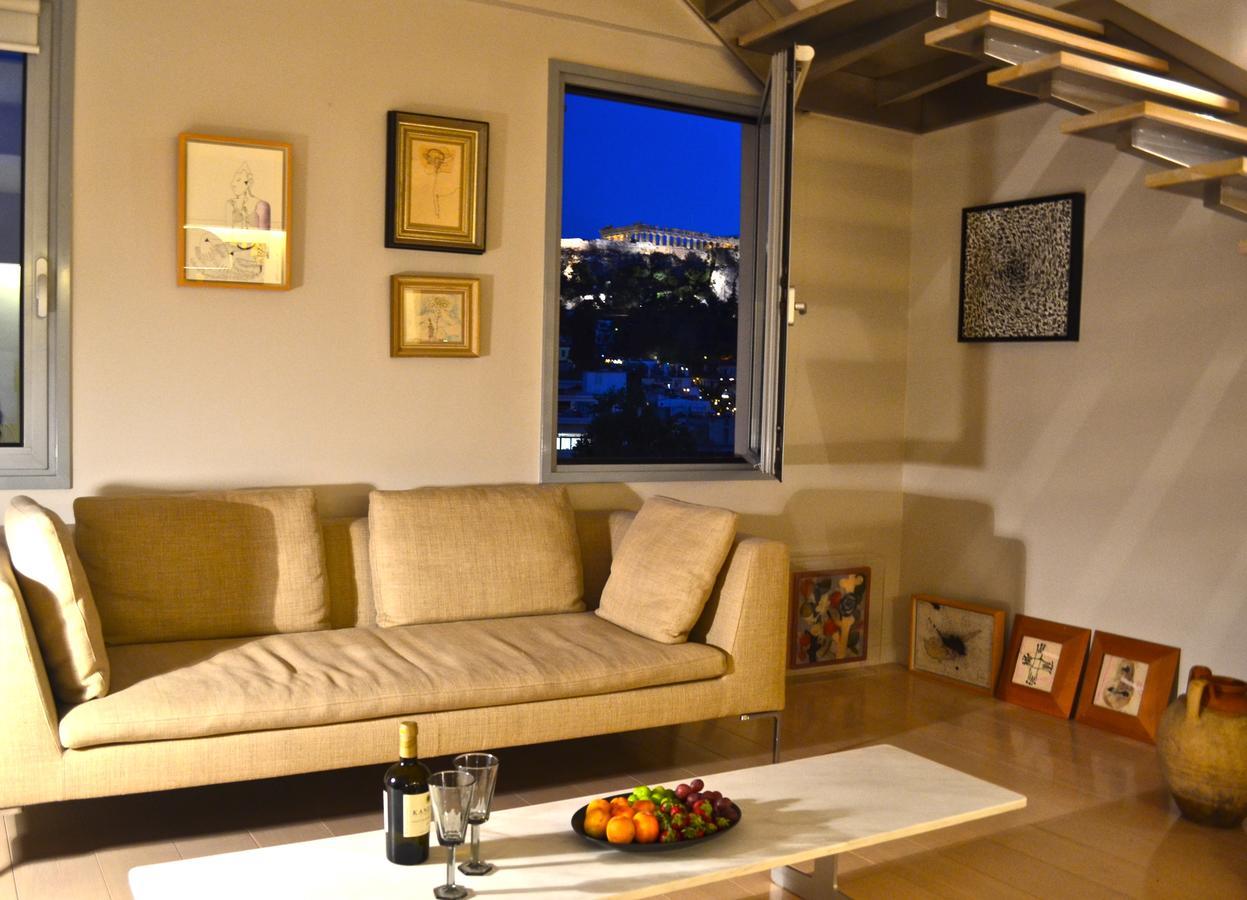 Ferienwohnung Hidesign Athens Acropolis Luxury Penthouse In Plaka Exterior foto